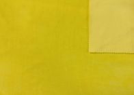 tela elástico para los juguetes, amarillo del terciopelo el 92% de la microfibra suave del poliéster de 300GSM del mango de los accesorios
