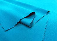 azules turquesa llanos elásticos hechos punto deformación el 87% de nylon elástica de la tela 290GSM