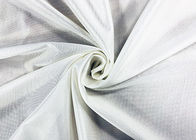 210GSM nilón flexible material del bañador el 84% para el blanco de vestido de la casa