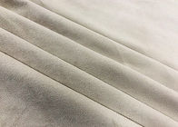 la tela de tapicería de 110GSM Microsuede/recicló gris amistoso de la ostra de Eco de la tela del animal doméstico