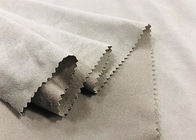 la tela de tapicería de 110GSM Microsuede/recicló gris amistoso de la ostra de Eco de la tela del animal doméstico