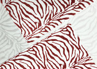 tela del terciopelo del poliéster 210GSM/tela polivinílica del paño grueso y suave para las rayas caseras de la cebra de la materia textil