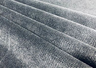 Tela Ducth catiónico del terciopelo del poliéster 200GSM para Sofa Grey Twill Color