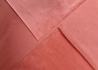 almohadas 100% de la tela de la pana del poliéster 180GSM que hacen el color rojo de color salmón