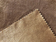 130GSM el 100 por ciento de tela cepillada poliéster del ante para la moda del color de Brown de la ropa
