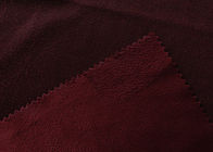 la tela de tapicería de 130GSM Microsuede/cepilló la tela del ante para la ropa Brown