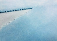 Tela micro elástico del terciopelo del poliéster del 92% para los azules cielos caseros 340GSM de la materia textil