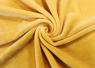 Terciopelo amarillo oscuro de la microfibra del poliéster del material 280GSM el 92% de la tela del terciopelo