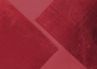 poliéster rojo oscuro 92 8 Spandex del super suave 240GSM de la tela elástica del terciopelo