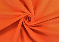 240GSM tela suave 100% del poliéster DWR para la naranja fluorescente de los accesorios
