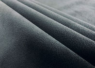 El 100 por ciento suave del poliéster de tela micro 240GSM del terciopelo para el gris casero de la materia textil