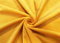 color amarillo de oro tela/100% de la tela de la felpa del poliéster del juguete de la felpa 210GSM