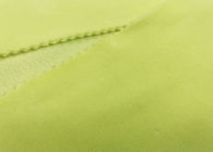 8 elásticos/92 de la tela del juguete de la felpa 300GSM el hacer punto de la deformación de Spandex del poliéster amarillo claro