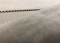 deformación micro del tejido de poliester del terciopelo suave 280GSM que hace punto la anchura de color caqui del 160cm