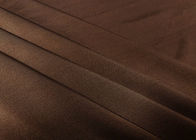 elasticidad de la tela del poliéster de 200GSM que hace punto el 85% para la ropa interior Brown elegante