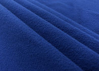205GSM cepilló anchura azul de punto del tejido de poliester el 160cm de la tela/del super suave