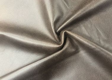 100 estilo de cuero elegante material del alto grado de Brown oscuro 400GSM del poliéster