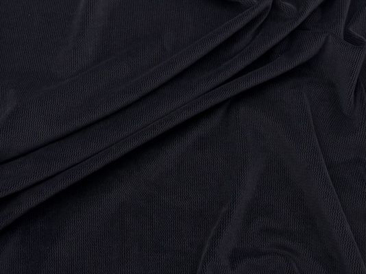 Tejido de poliéster de terciopelo micro elástico perfecto para vestidos