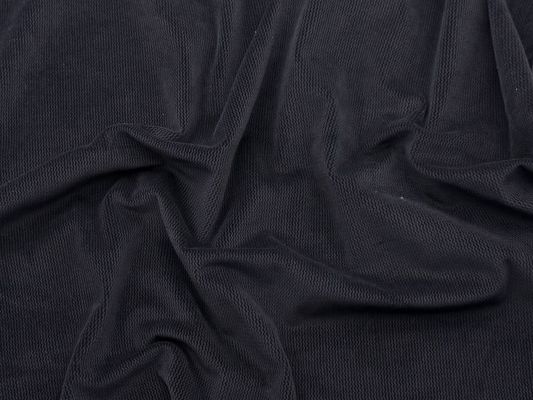 Tejido de poliéster de terciopelo micro elástico perfecto para vestidos