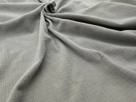 Tejido de poliéster de terciopelo micro elástico perfecto para vestidos