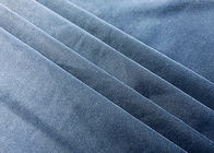 poliéster de 200GSM el 85% que hace punto la tela elástica para la neblina azul del traje de baño coloreada