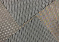 tela de malla respirable del poliéster 120GSM para el color del gris de la silla de la oficina del bolso del gimnasio