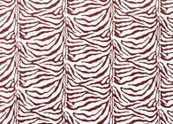 tela del terciopelo del poliéster 210GSM/tela polivinílica del paño grueso y suave para las rayas caseras de la cebra de la materia textil