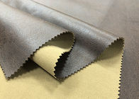 anchura del tejido de poliester el 150cm del material del amortiguador del sofá 400GSM/de Brown de la sepia