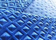 200GSM grabó en relieve el azul prusiano de la tela del terciopelo/de la tela de tapicería del terciopelo del poliéster del sofá