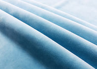 Tela micro elástico del terciopelo del poliéster del 92% para los azules cielos caseros 340GSM de la materia textil