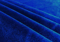 la tela del juguete de la felpa 250GSM/suavemente deformación de la materia textil de la felpa hizo punto color del azul real